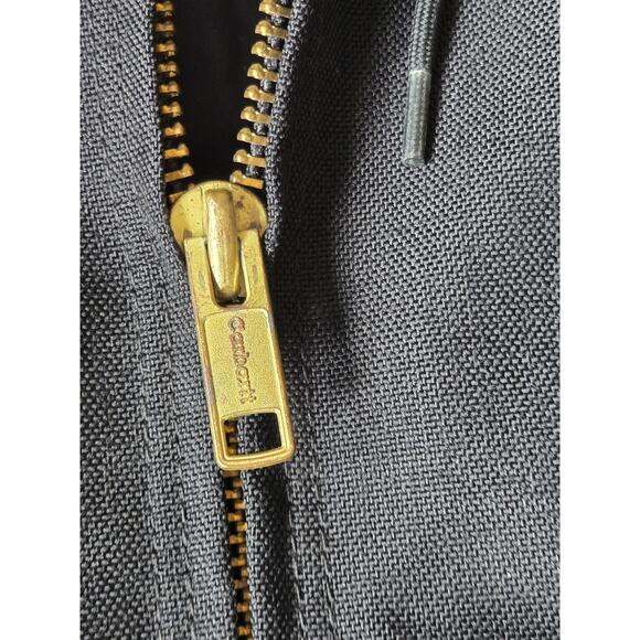 Carhartt Black Loose Fit Quilted Liner Full Zip Men's Coat XL - Picture 6 of 11